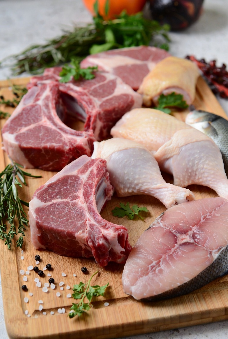 Fresh Chicken, Mutton & Fish Selection